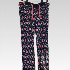 Tory Burch pants  pink  and Navy Logo Tag